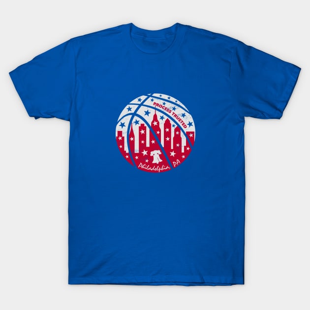 Philadelphia Basketball Process Trusted Philly Special Edtion T-Shirt by TeeCreations